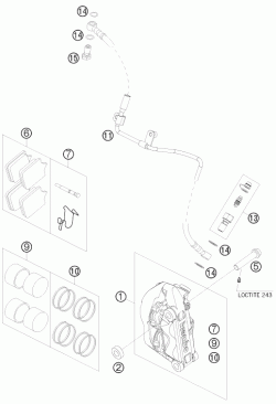 FRONT BRAKE CALIPER