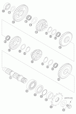 TRANSMISSION II - COUNTERSHAFT